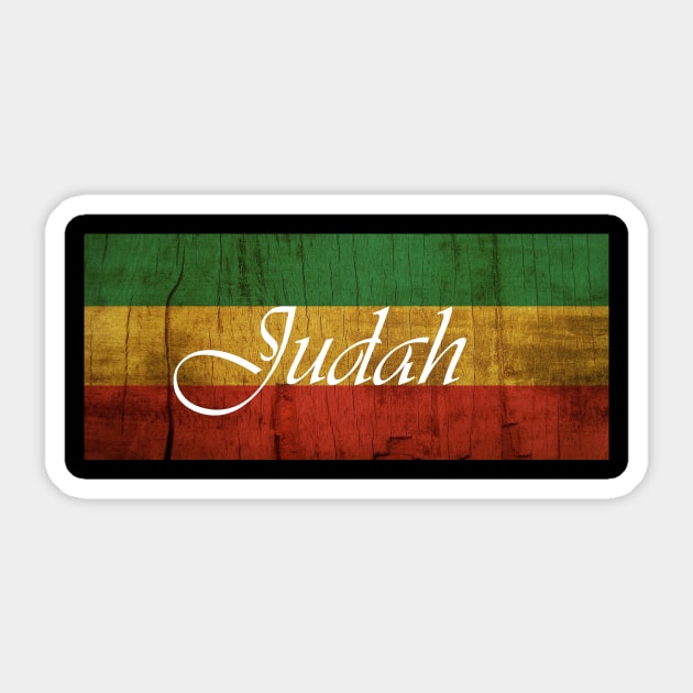 Judah Rastafarian Sticker by alzo